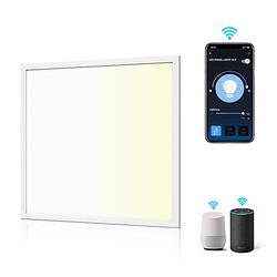 Foto van Aigostar led plafondlamp - slimme led paneel - 32w - wifi cct - appbesturing - ios & android - smart home- 3000k-6500k