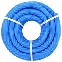 Foto van The living store zwembadslang - 12m - 38mm - blauw - ldpe - uv-bestendig