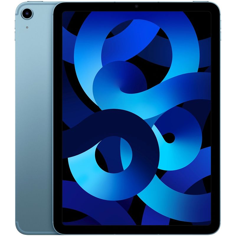 Foto van Apple ipad air (2022) 10.9 256gb wifi + 5g tablet blauw