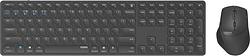 Foto van Rapoo 9800m draadloze multimode blade combo full size set toetsenbord grijs