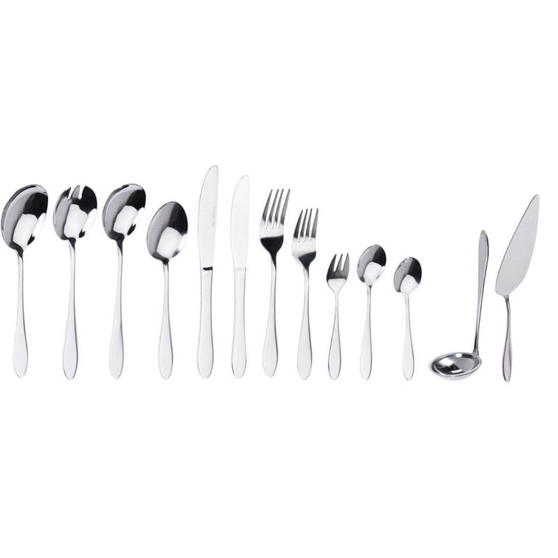 Foto van Excellent houseware bestekset tableware collection - 60-delig - zilver - rvs - besteksets