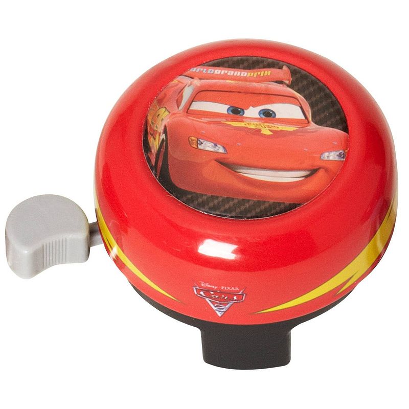 Foto van Disney fietsbel cars 55 mm rood