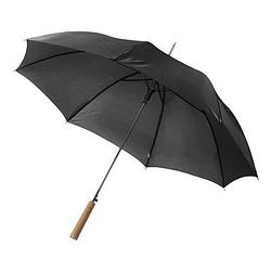 Foto van Automatische paraplu 102 cm doorsnede zwart - paraplu's