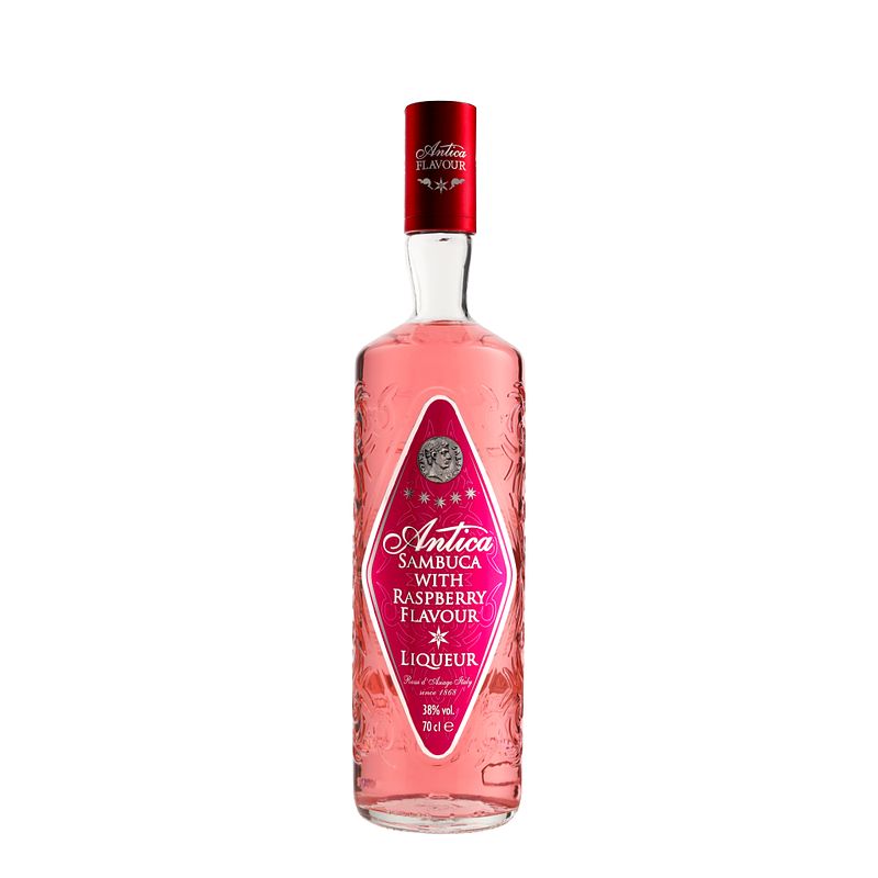 Foto van Antica sambuca raspberry 70cl gedistilleerd