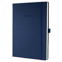 Foto van Sigel notitieboek conceptum pure a4 hardcover gelinieerd blauw