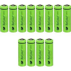 Foto van 8 plus 4 gratis gp recyko + aa oplaadbare batterijen - 2600mah