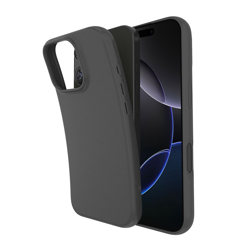 Foto van Just in case zero soft tpu case voor apple iphone 16 pro max telefoonhoesje zwart