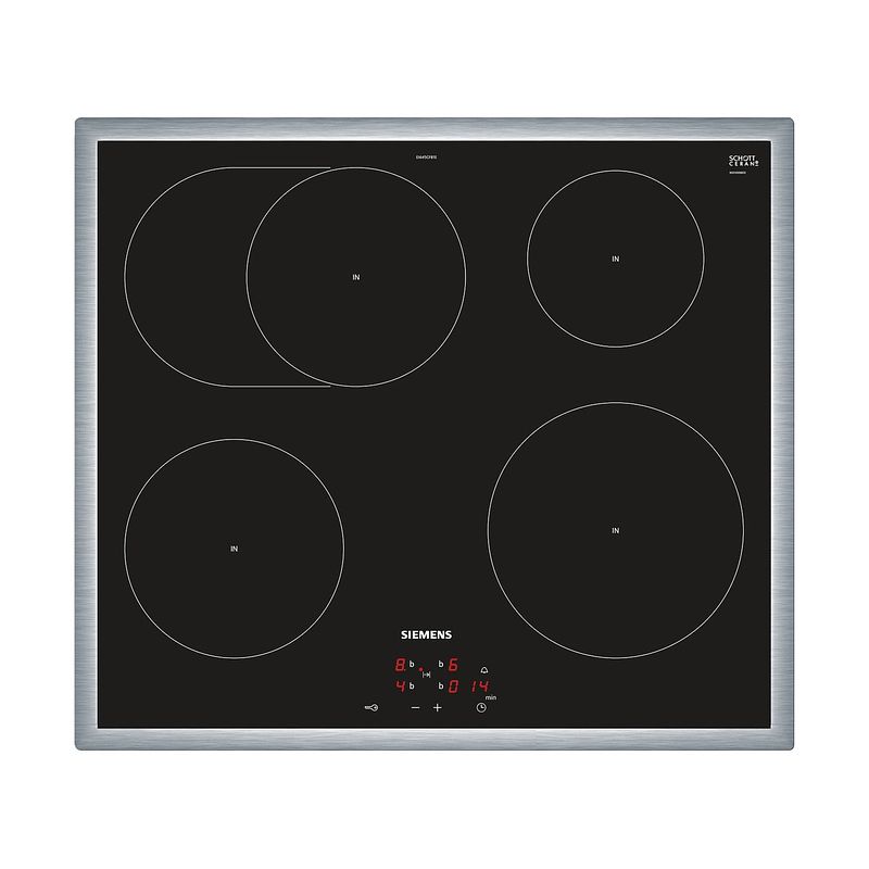 Foto van Siemens ei645cfb1e inductie inbouwkookplaat zwart