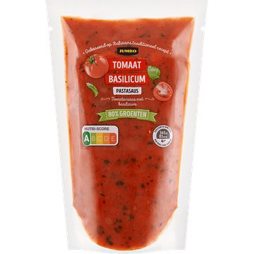 Foto van Jumbo tomaat basilicum pastasaus 250g