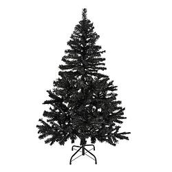 Foto van Tweedekans kunst kerstboom/kunstboom zwart 150 cm - kunstkerstboom