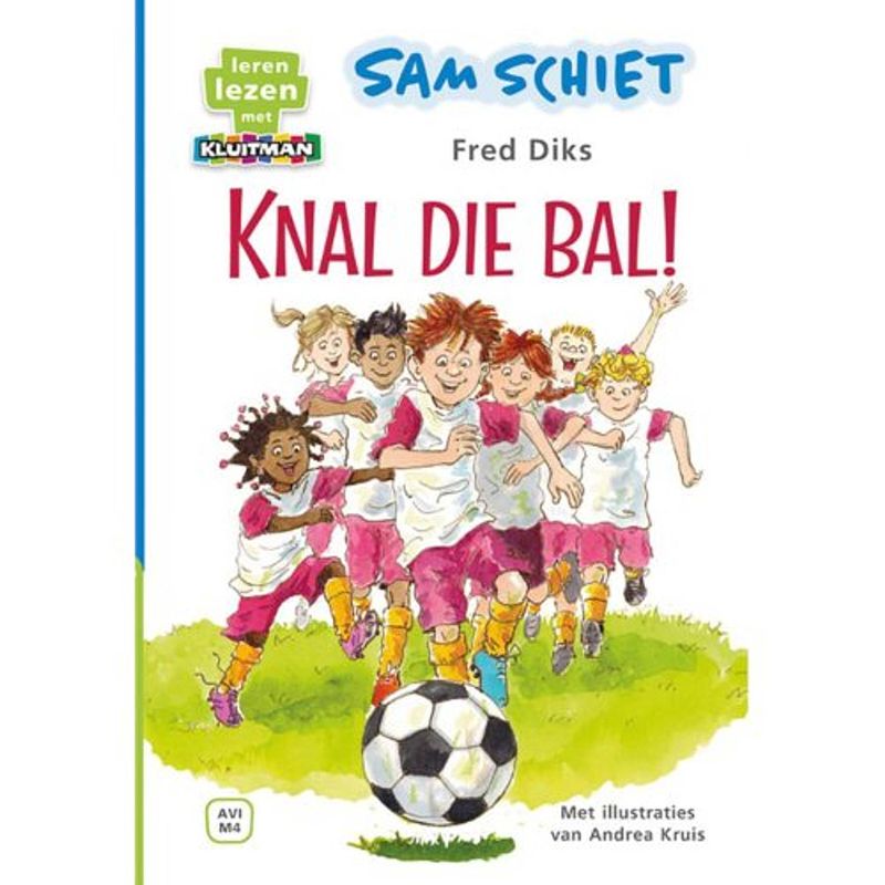 Foto van Sam schiet. knal die bal! - leren lezen met