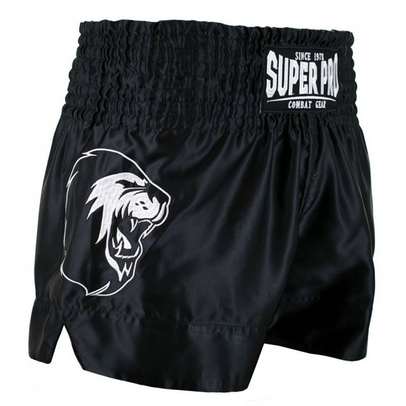 Foto van Super pro combat gear kickboksbroek zwart/wit maat xs