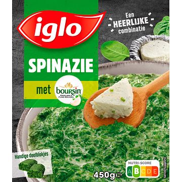 Foto van Iglo spinazie met boursin 450g bij jumbo