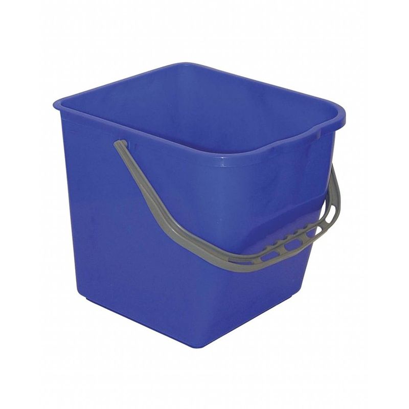 Foto van Synx tools emmer blauw - voor mop - werkwagen - schoonmaak/schoonmaakartikelen - 25 liter