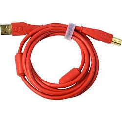 Foto van Dj techtools chroma cable straight usb 1.5 m rood