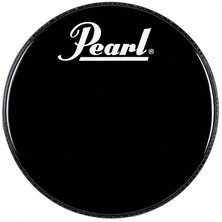 Foto van Pearl eb-24bdpl blackbeat 24 inch bassdrumvel met logo