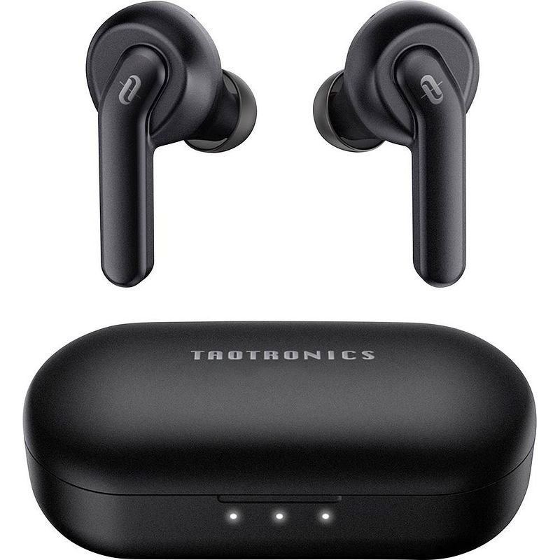 Foto van Taotronics tt-bh1003 in ear oordopjes bluetooth zwart noise cancelling waterafstotend, touchbesturing