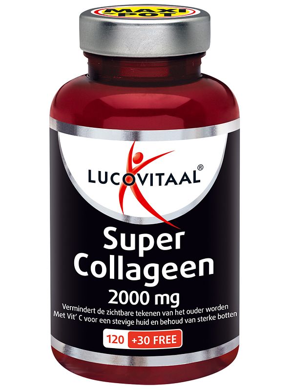 Foto van Lucovitaal super collageen 2000 mg tabletten