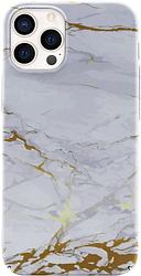 Foto van Bluebuilt grey marble hard case apple iphone 12 pro max back cover