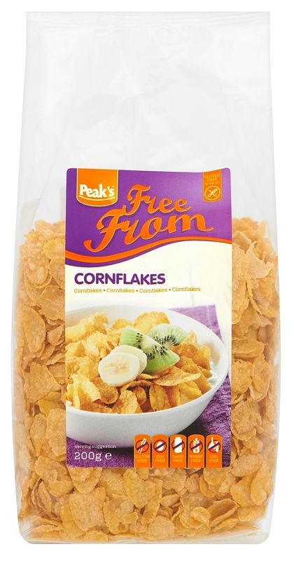 Foto van Peak's free from cornflakes 200g bij jumbo