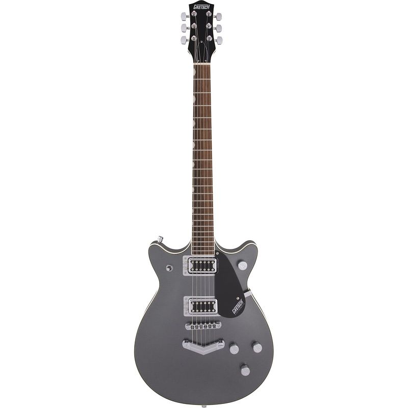 Foto van Gretsch g5222 electromatic double jet bt london grey elektrische gitaar