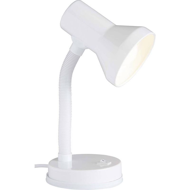 Foto van Brilliant junior tafellamp spaarlamp, gloeilamp e27 40 w wit