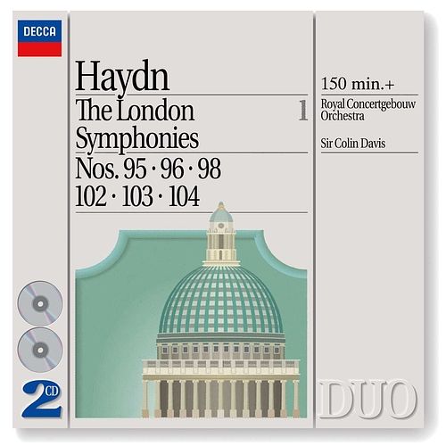 Foto van Haydn: the london symphonies - nos. 95, 96, 98 & 1 - cd (0028944261127)