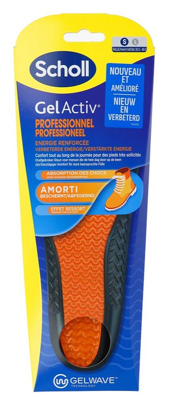 Foto van Scholl gelactiv inlegzolen work & boot s maat 35.5-40.5