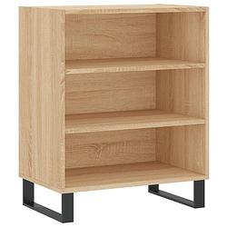 Foto van Vidaxl dressoir 57x35x70 cm bewerkt hout sonoma eikenkleurig