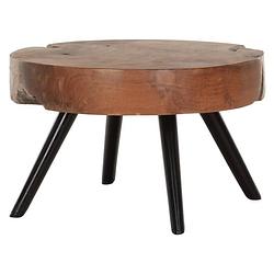 Foto van Must living coffee table disk large, 4 legs, 10 cm top,± 35xø60 cm,...
