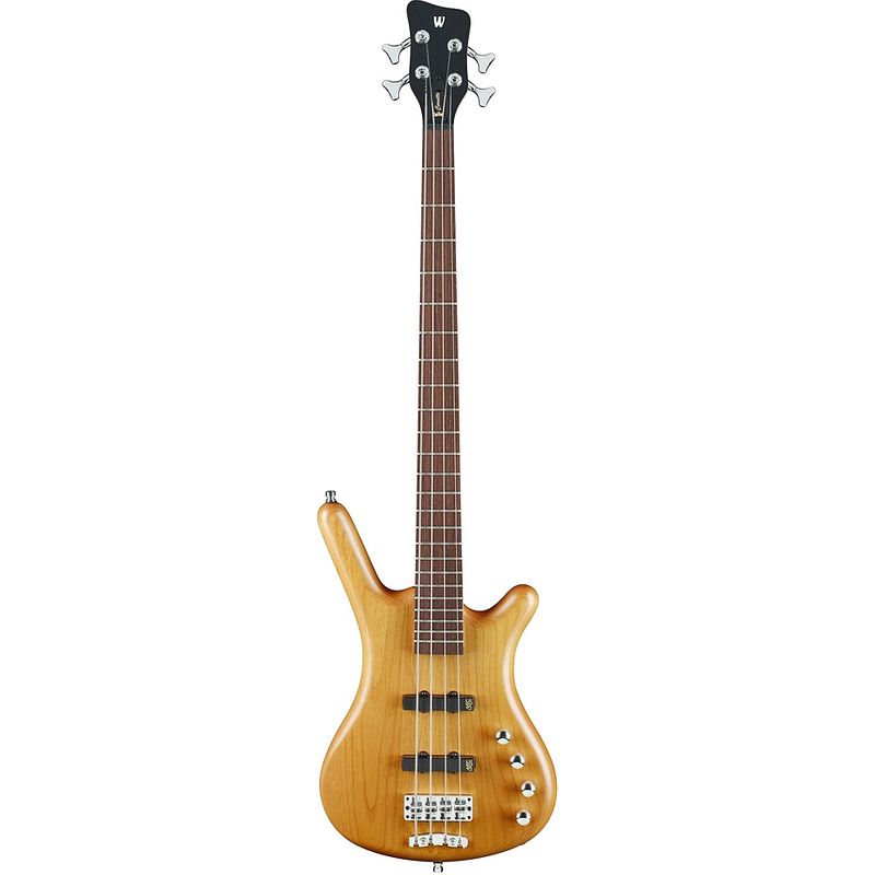 Foto van Warwick rockbass corvette basic 4-string honey violin transparent satin elektrische basgitaar met gigbag