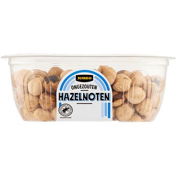 Foto van Jumbo ongezouten hazelnoten 140g aanbieding bij jumbo | cup of zak a 110350 gram