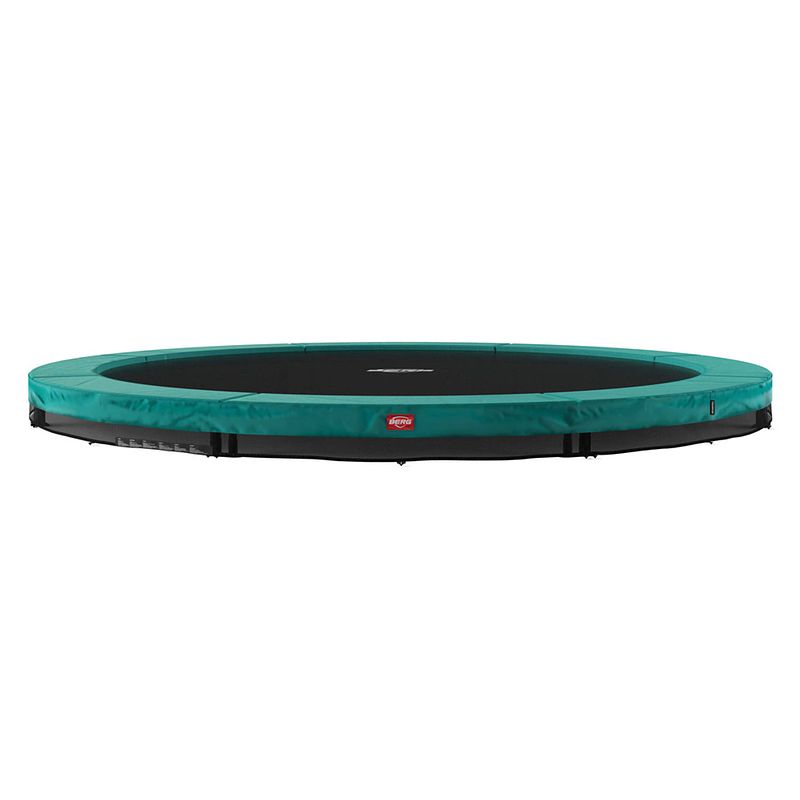 Foto van Trampoline - berg champion inground - 430 cm - groen