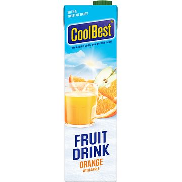 Foto van Coolbest fruitdrink orange 1l bij jumbo