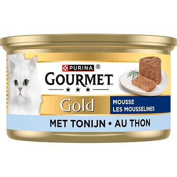 Foto van Purina® gourmet gold mousse met tonijn 85g bij jumbo