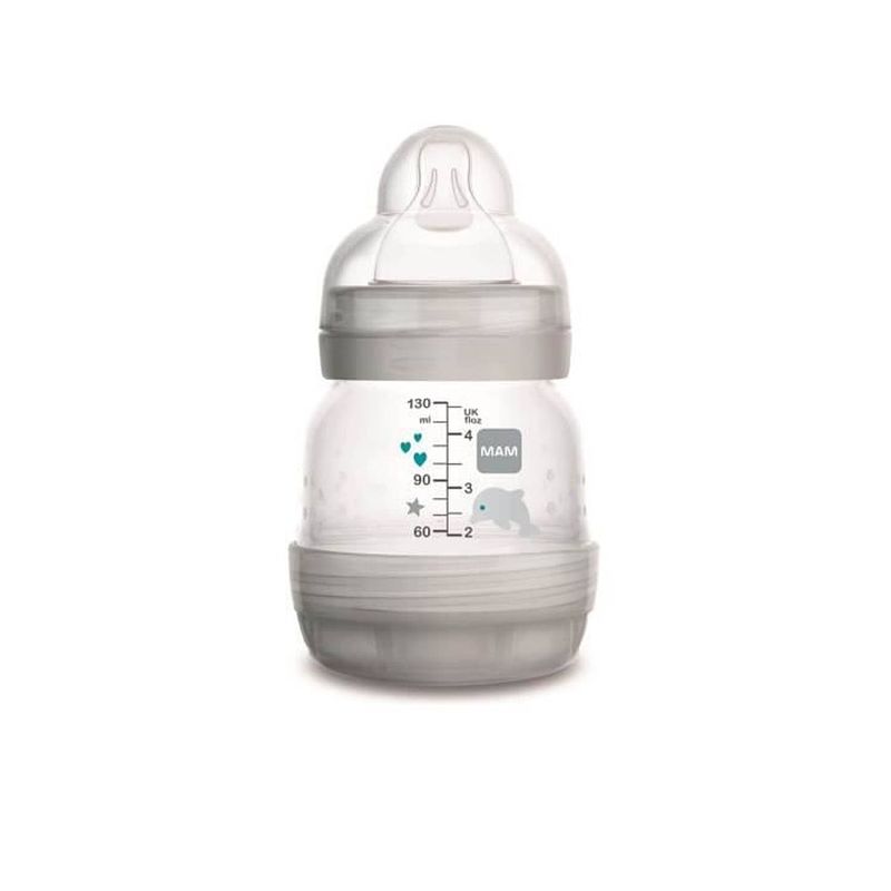 Foto van Mam-fles easy start anti-colic 130 ml boy - speenstroom 0