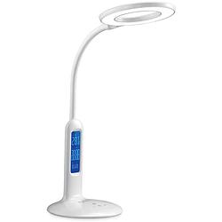 Foto van Led bureaulamp met kalender - aigi aviny - 7w - aanpasbare kleur - dimbaar - mat wit