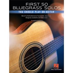 Foto van Hal leonard first 50 bluegrass solos you should play on guitar