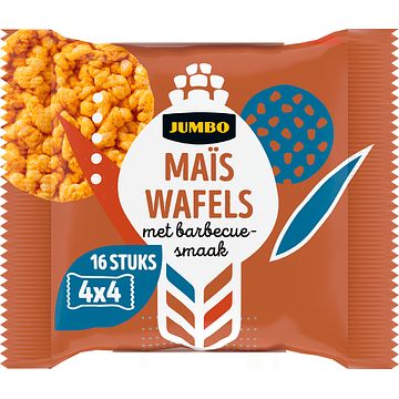 Foto van Jumbo bbq maiswafel snack 4 stuks