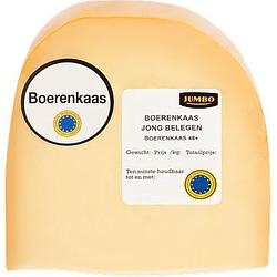 Foto van Jumbo boerenkaas 48+ jong belegen ca. 447g