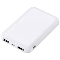 Foto van Vivanco powerbank 5000 mah li-ion usb-a, usb-c® wit statusweergave