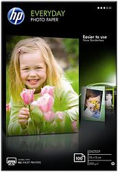 Foto van Hp everyday glossy fotopapier 100 vel (10 x 15)