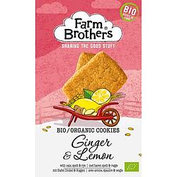 Foto van Farm brothers gember citroen koekjes 135g bij jumbo