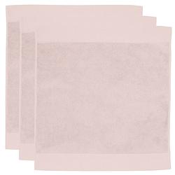 Foto van Seahorse badmat pure - 50 x 60 cm - pearl pink - set van 3