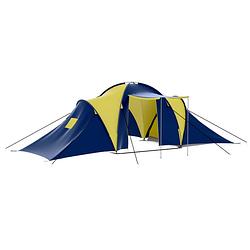 Foto van Vidaxl tent 9-persoons polyester blauw en geel