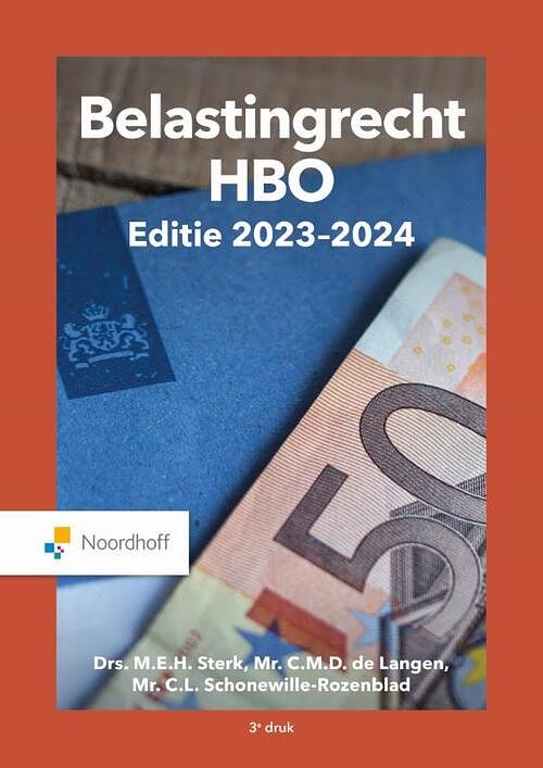 Foto van Belastingrecht hbo editie 2023-2024 - drs.m.e.h. sterk - paperback (9789001754372)