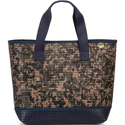 Foto van Fabrizio shopper punta loft dames 21 liter bruin/navy