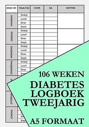 Foto van Bloedsuiker planner en diabetes logboek - tweejarig - diabetes logboek - paperback (9789464489293)