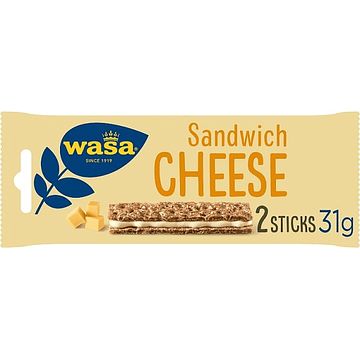 Foto van Wasa sandwich cheese 3 x 31g bij jumbo