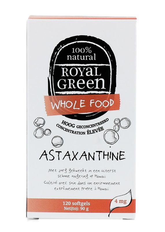 Foto van Royal green astaxanthine capsules